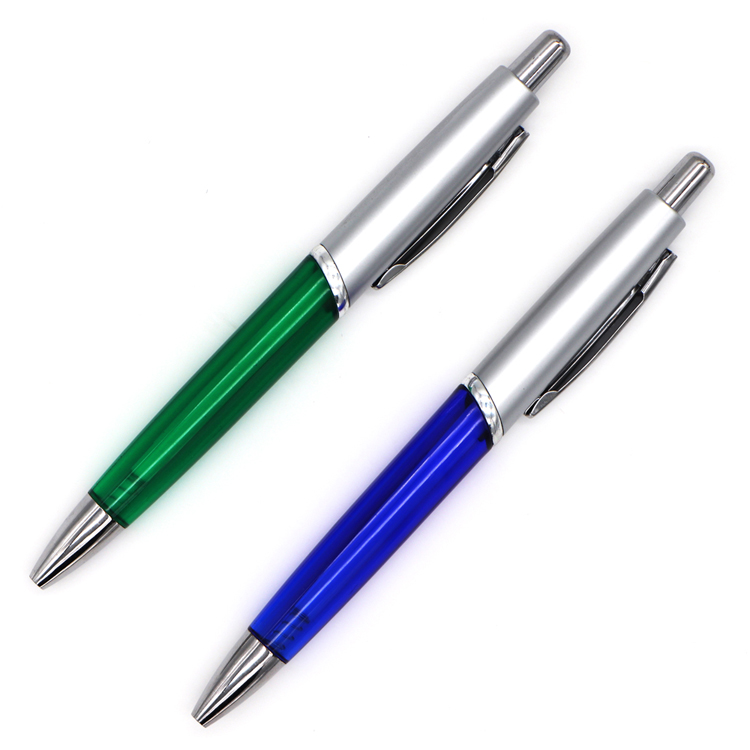 Custom plastic translucent ball pen Manufacturer USA